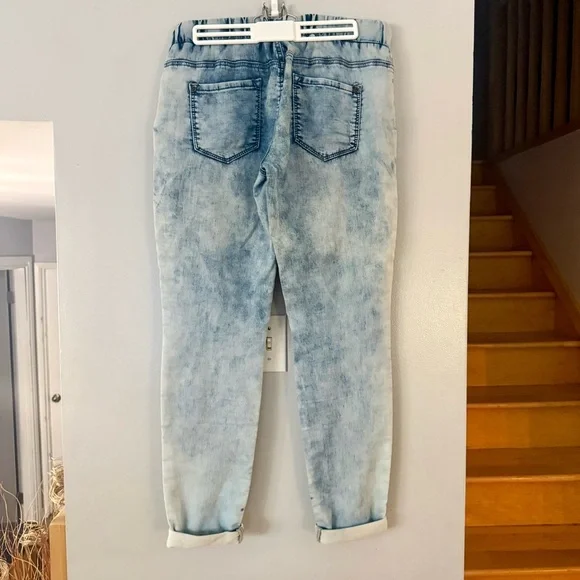 Twik Blue Denim Jogger Pants - Picture 2 of 3